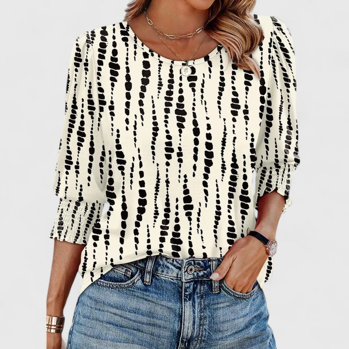 Lena | Elegant Smocked Top