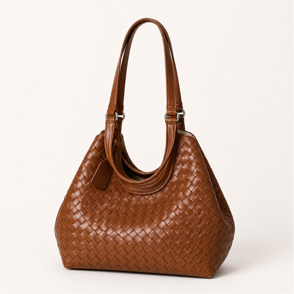 Simone™ | Woven Oversized Shoulder Tote