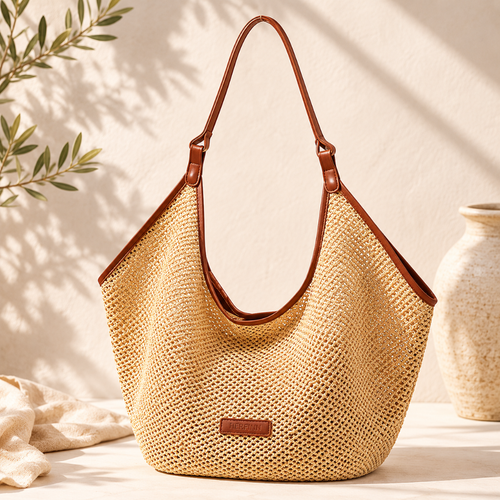 Nora™ | The Open Weave Hobo Bag