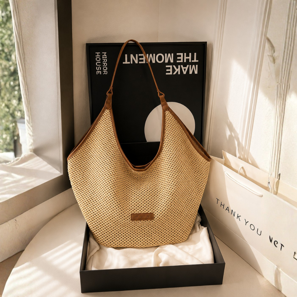 Nora™ | The Open Weave Hobo Bag