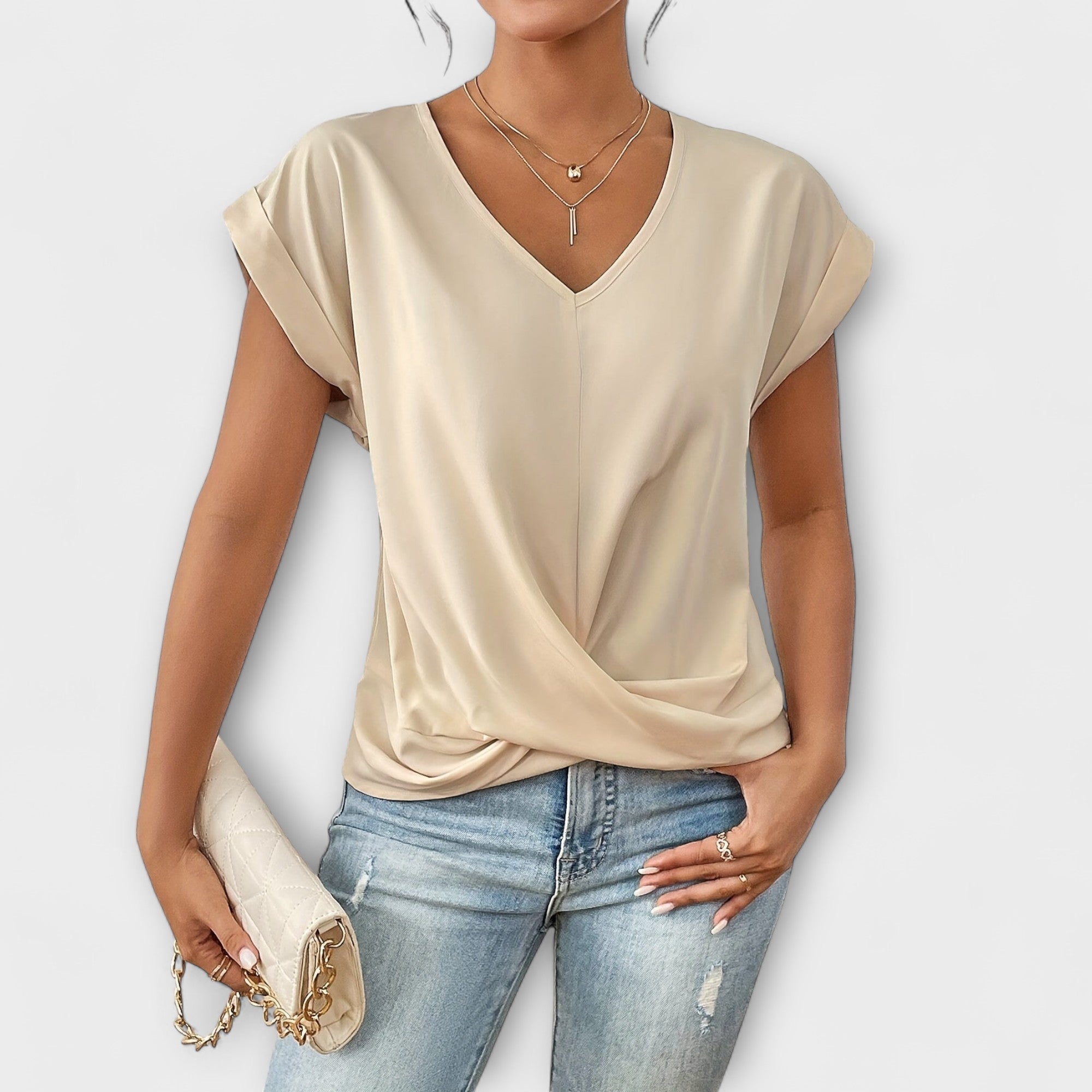 Fleur | Elegant V-neck Top