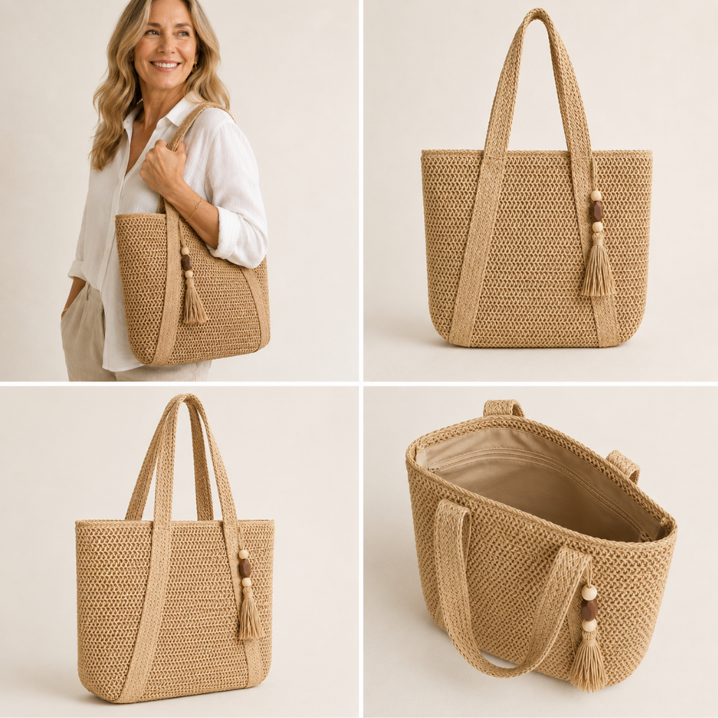 Nell™ | High-Capacity Woven Tote