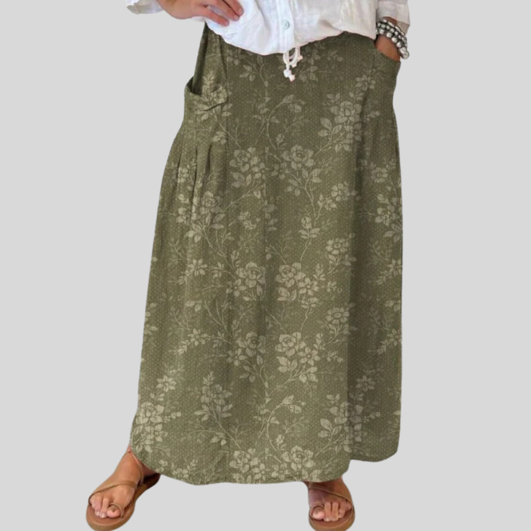 Josephine™ | Vintage Floral Pocket Skirt