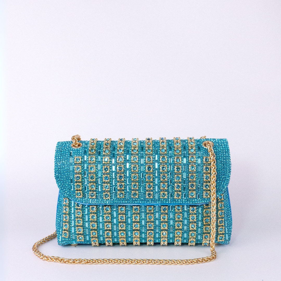 Valentina™ | Chic Chain Colored Diamond Shoulder Bag