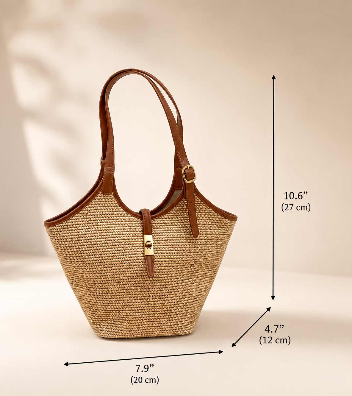 Vivian™ | Structured Woven Tote