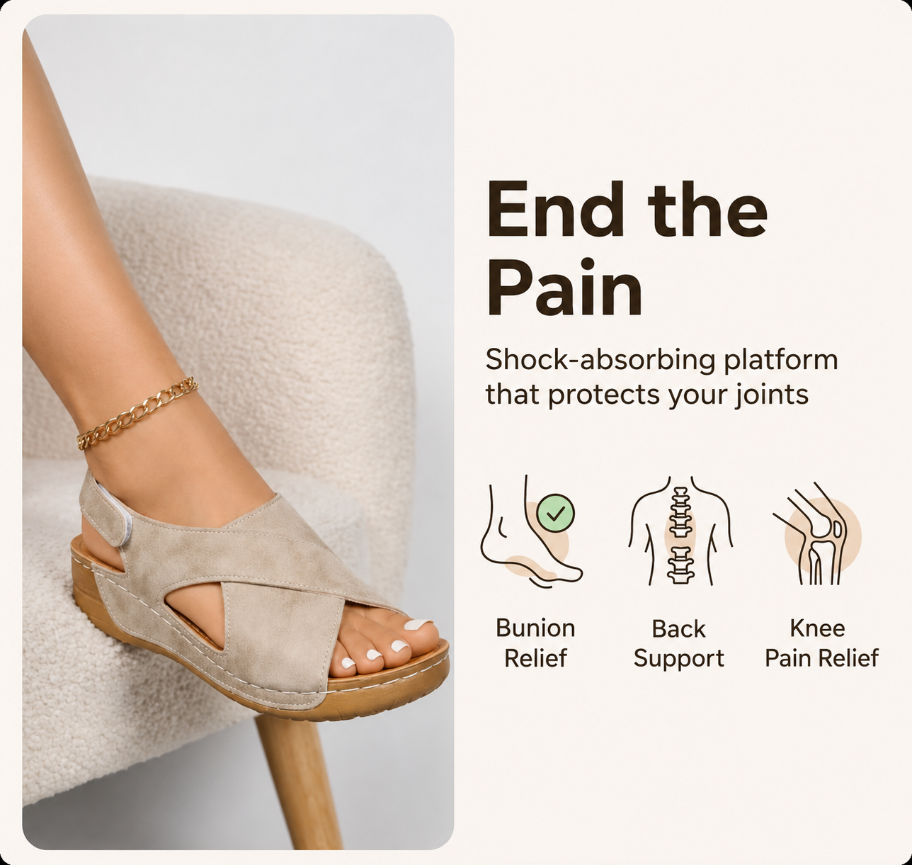 Ramona™ | Cross-Strap Platform Sandals