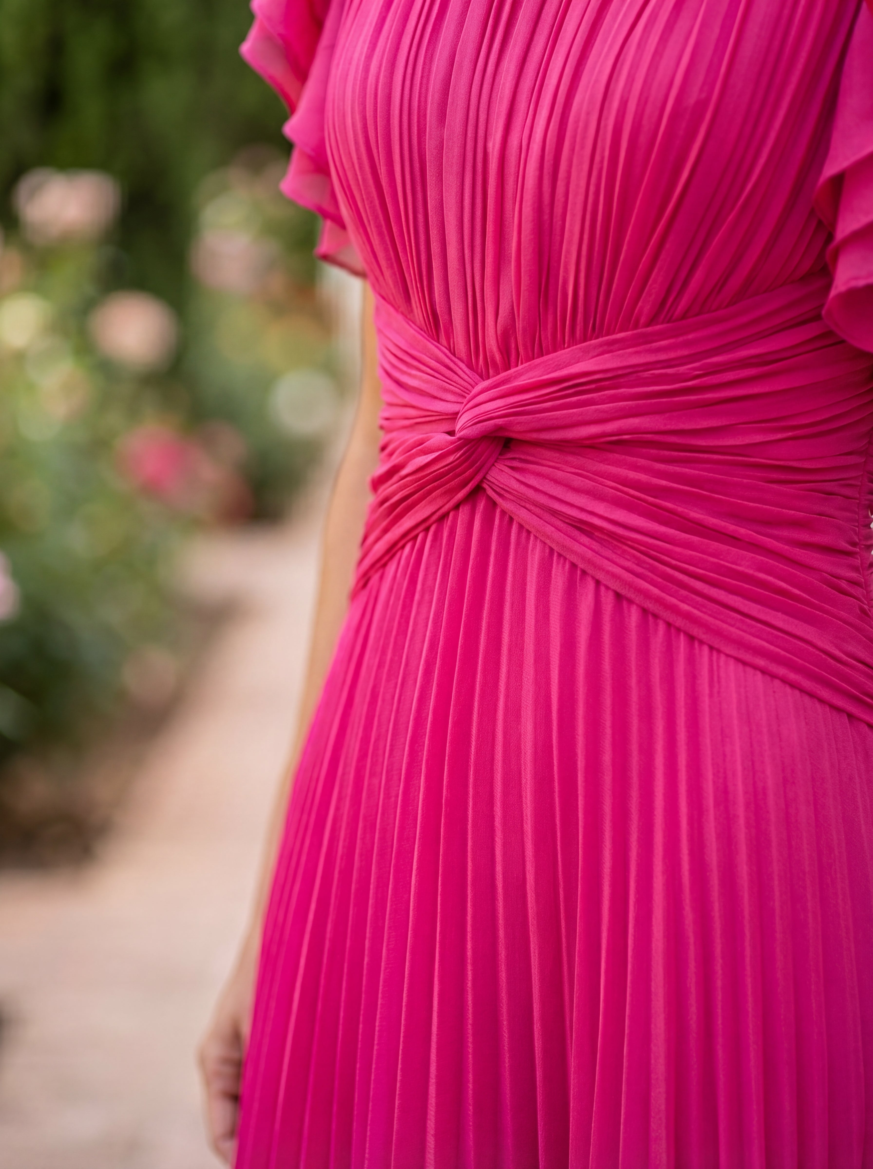 Rosalind™ | Elegant Pleated Maxi Dress