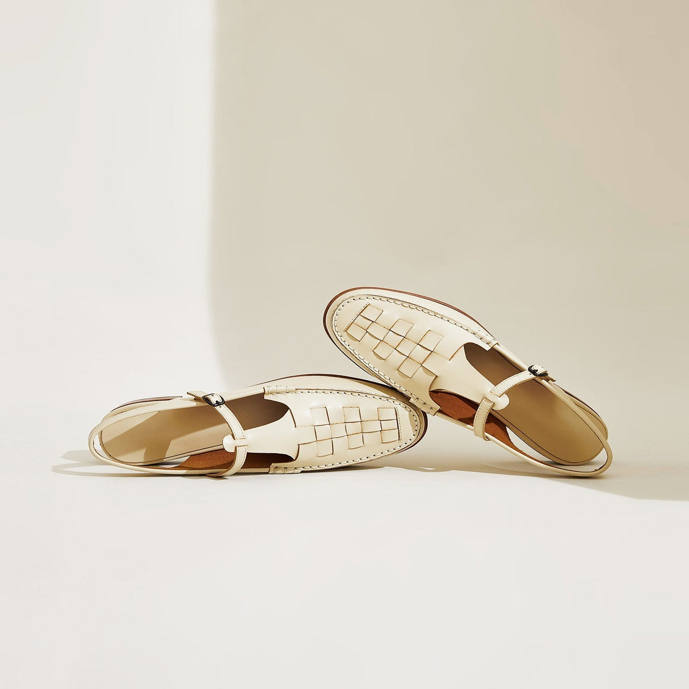 The Palermo | Woven Slingback Flat