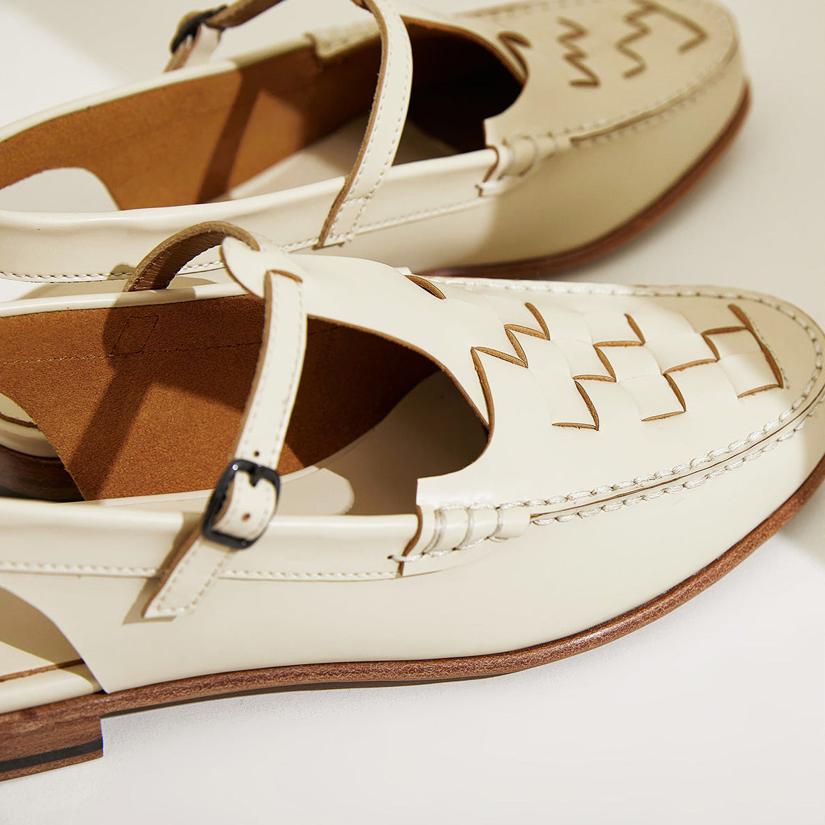 The Palermo | Woven Slingback Flat