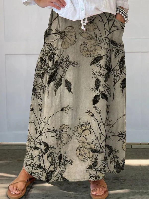 Augustine™ | Floral Pocket Skirt