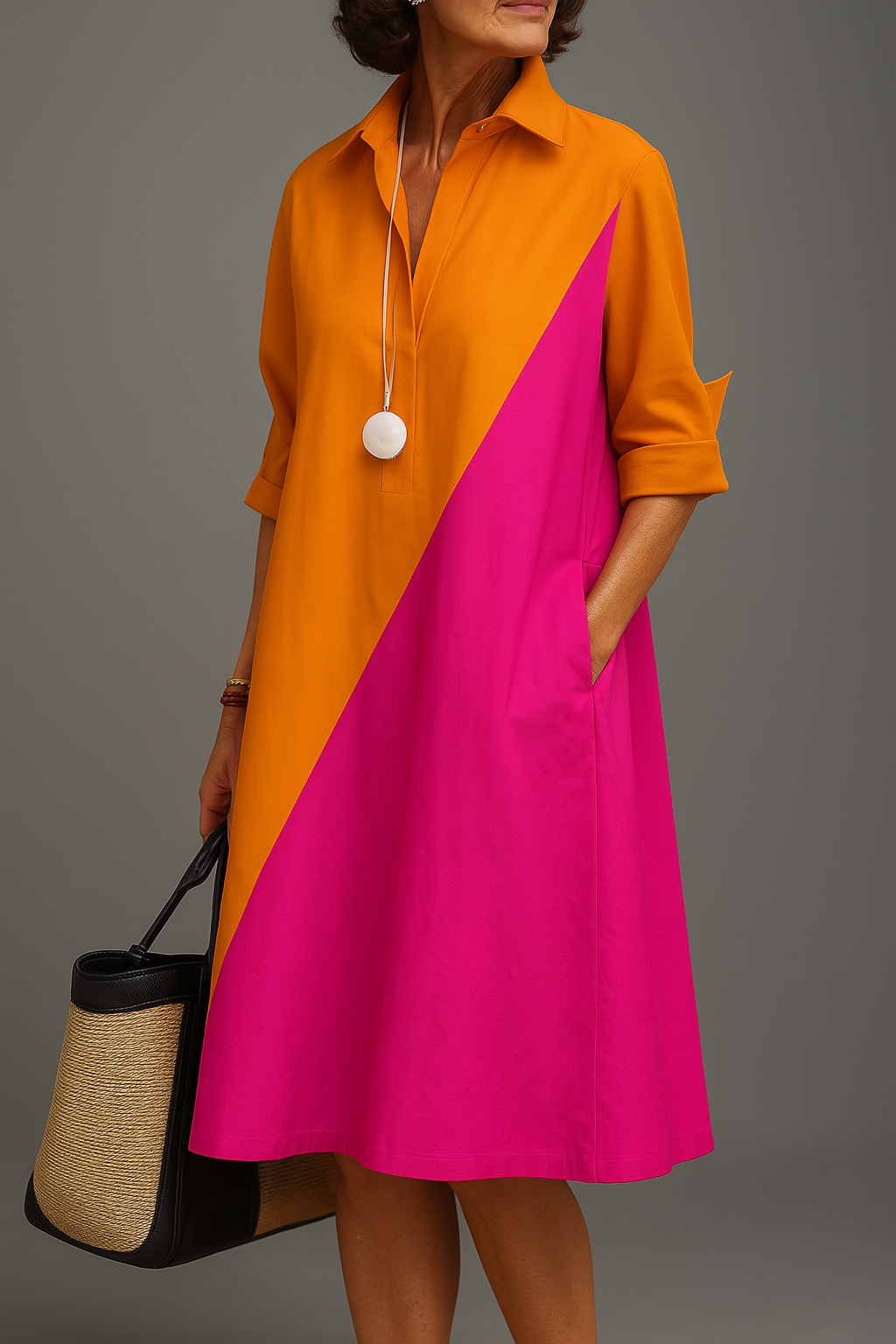 Kaliyah | Modern Midi Dress