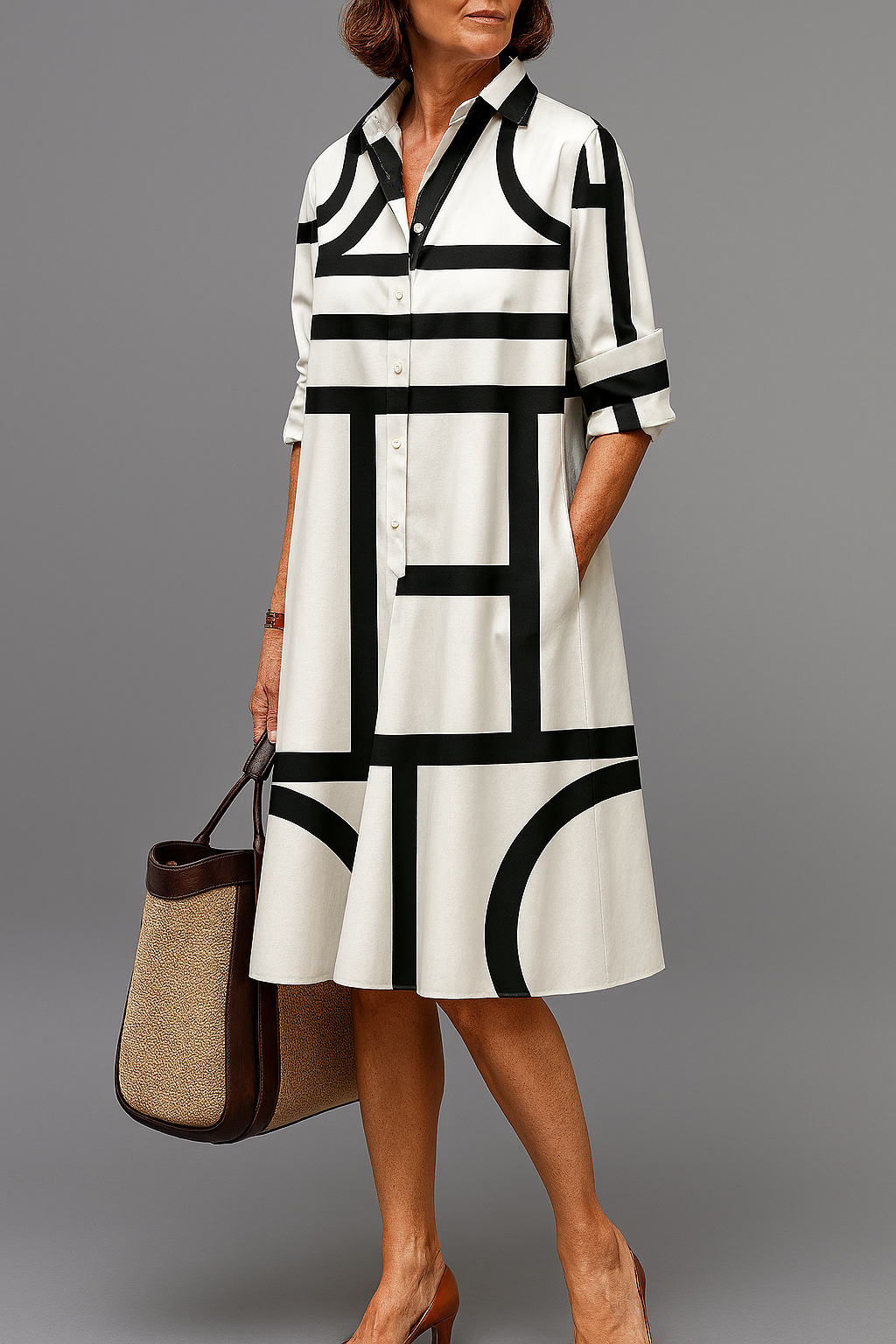 Kaliyah | Modern Midi Dress