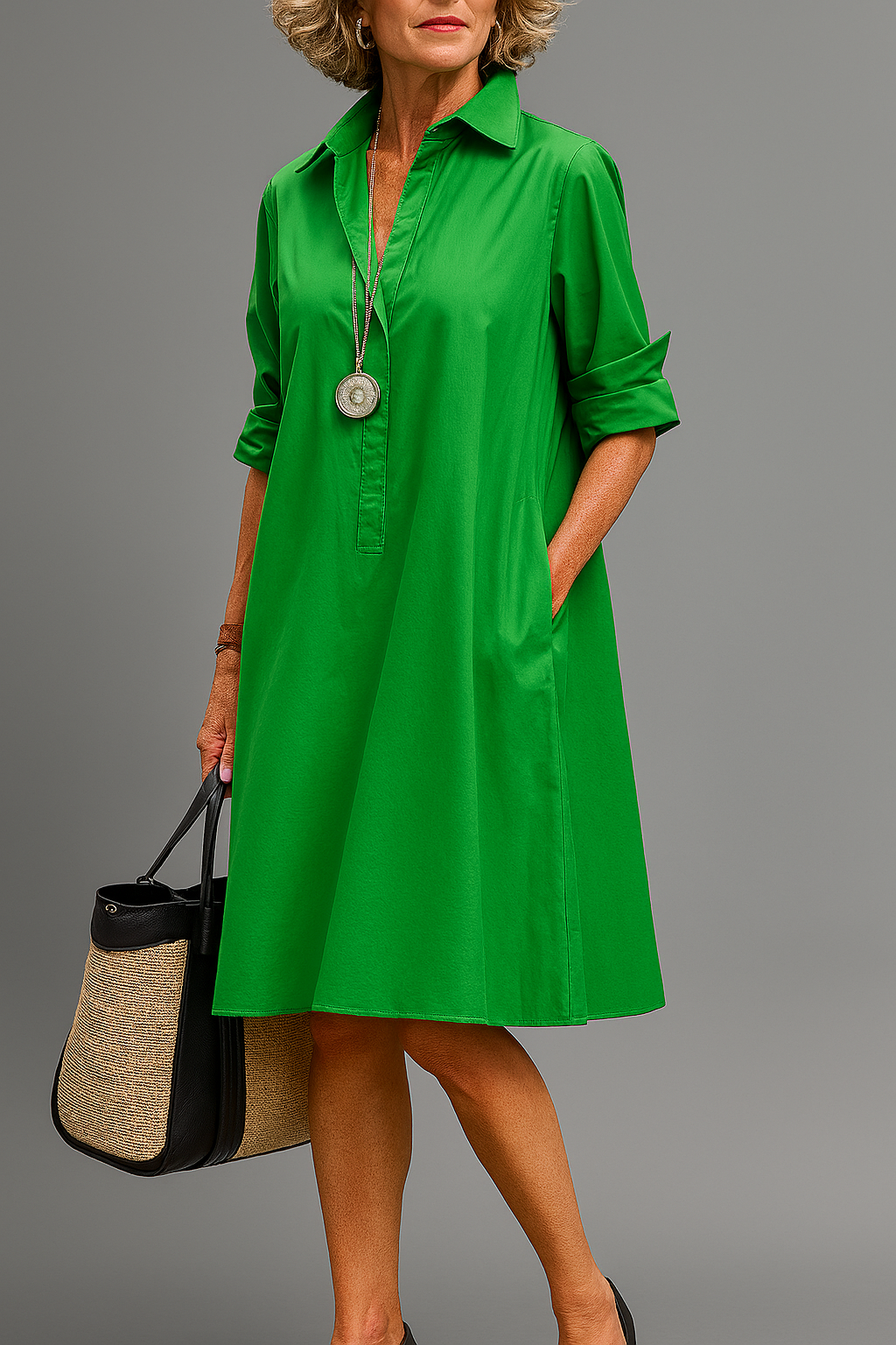 Kaliyah | Modern Midi Dress