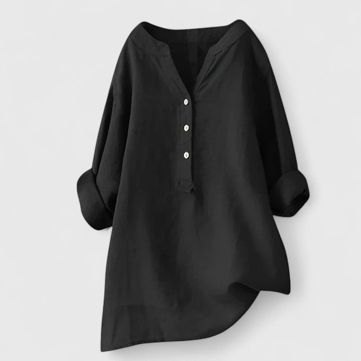Willa | Elegant Button-Front Shirt