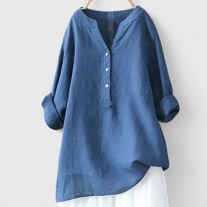 Willa | Elegant Button-Front Shirt