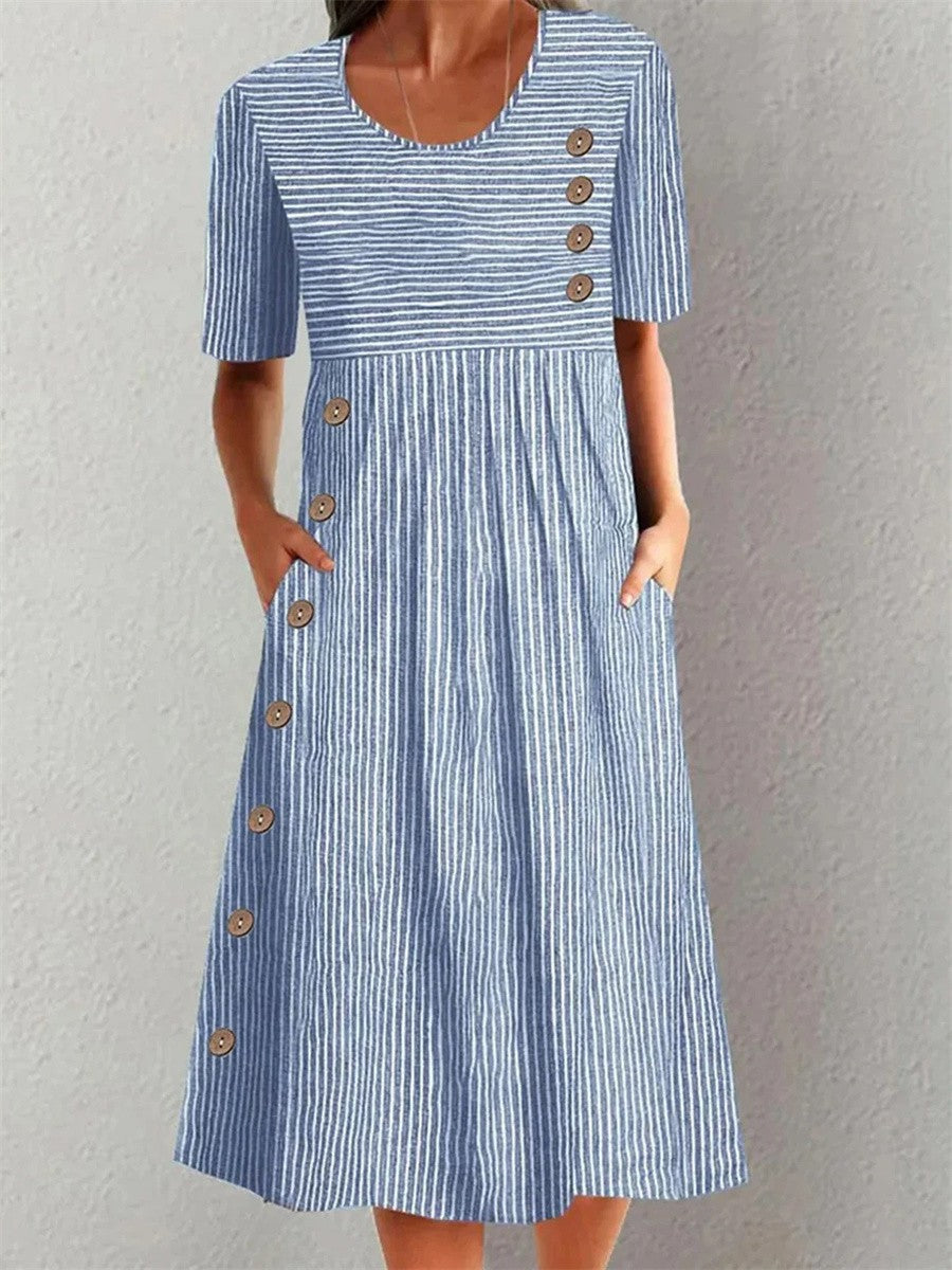 Lisette | Striped Summer Dress