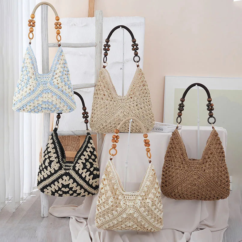 Millie™ | Bohemian Crochet Hobo Tote