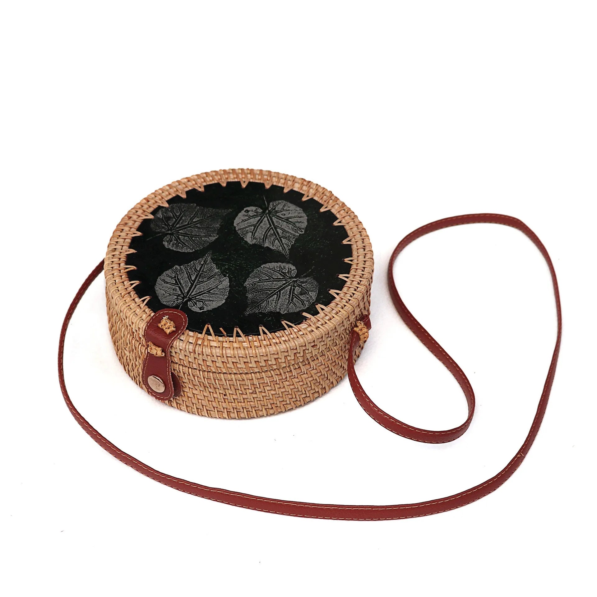 Bette™ | Embroidered Round Crossbody Bag