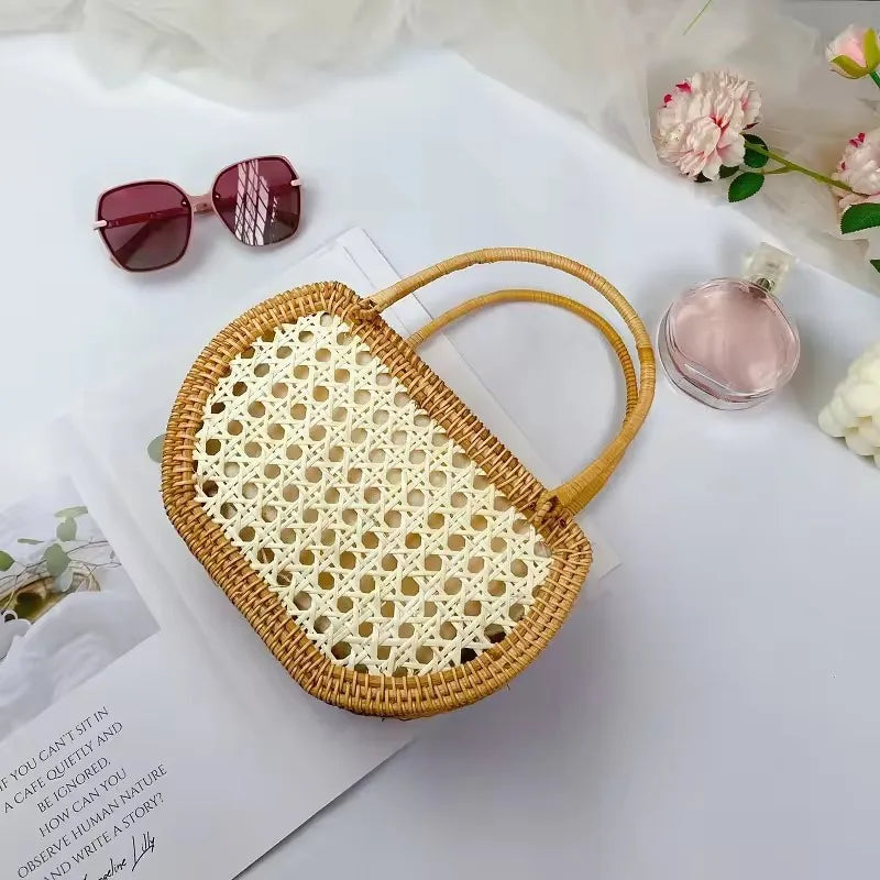 Lou™ | Rattan Basket Tote