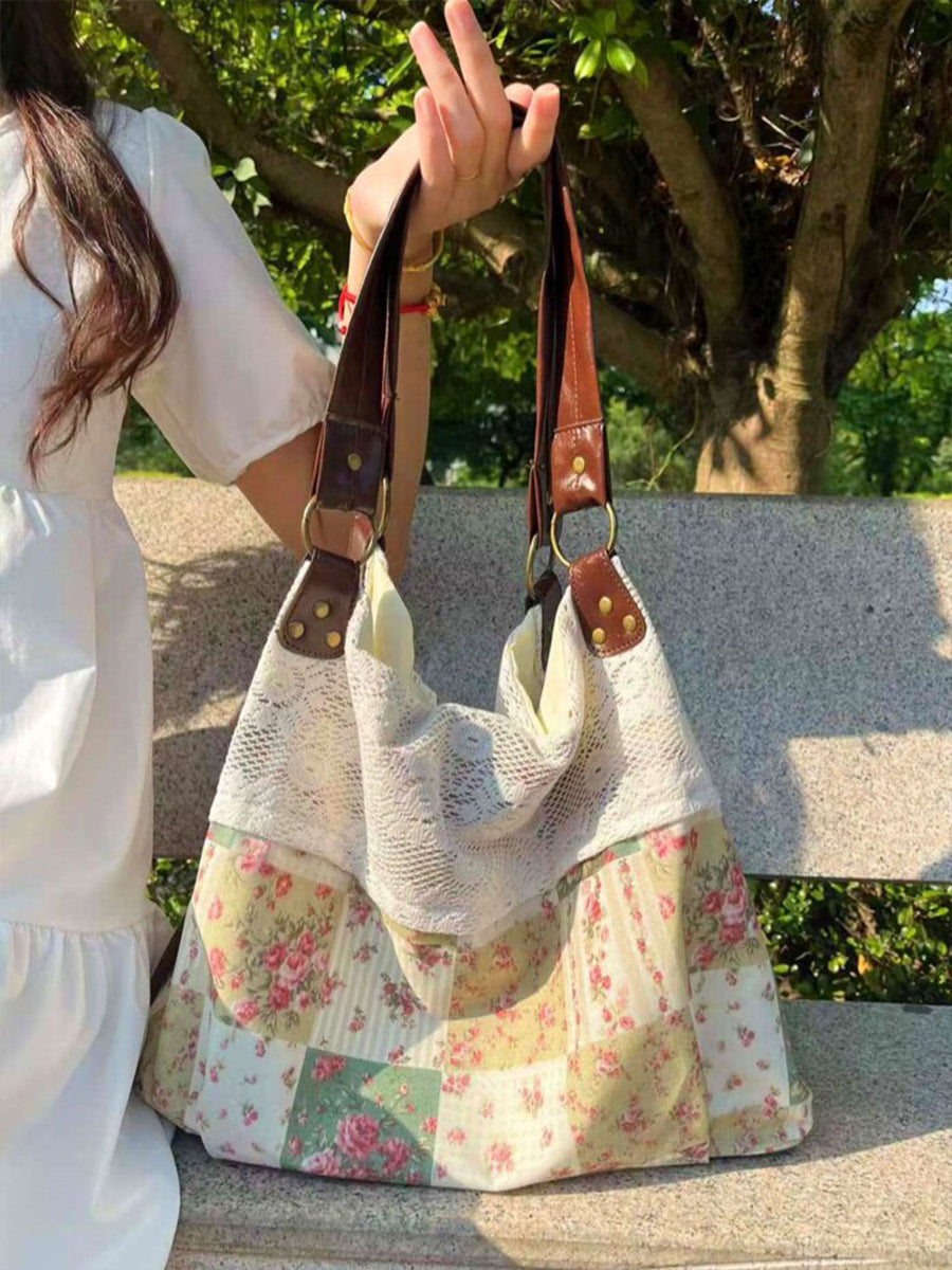 Beatrice™ | Patchwork Garden Tote Bag