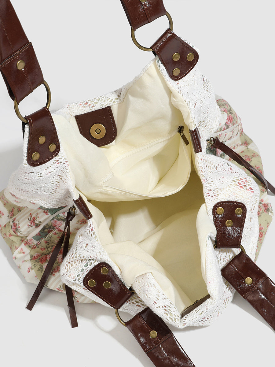 Beatrice™ | Patchwork Garden Tote Bag