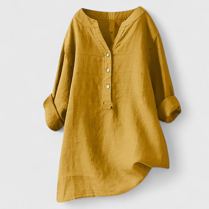 Willa | Elegant Button-Front Shirt