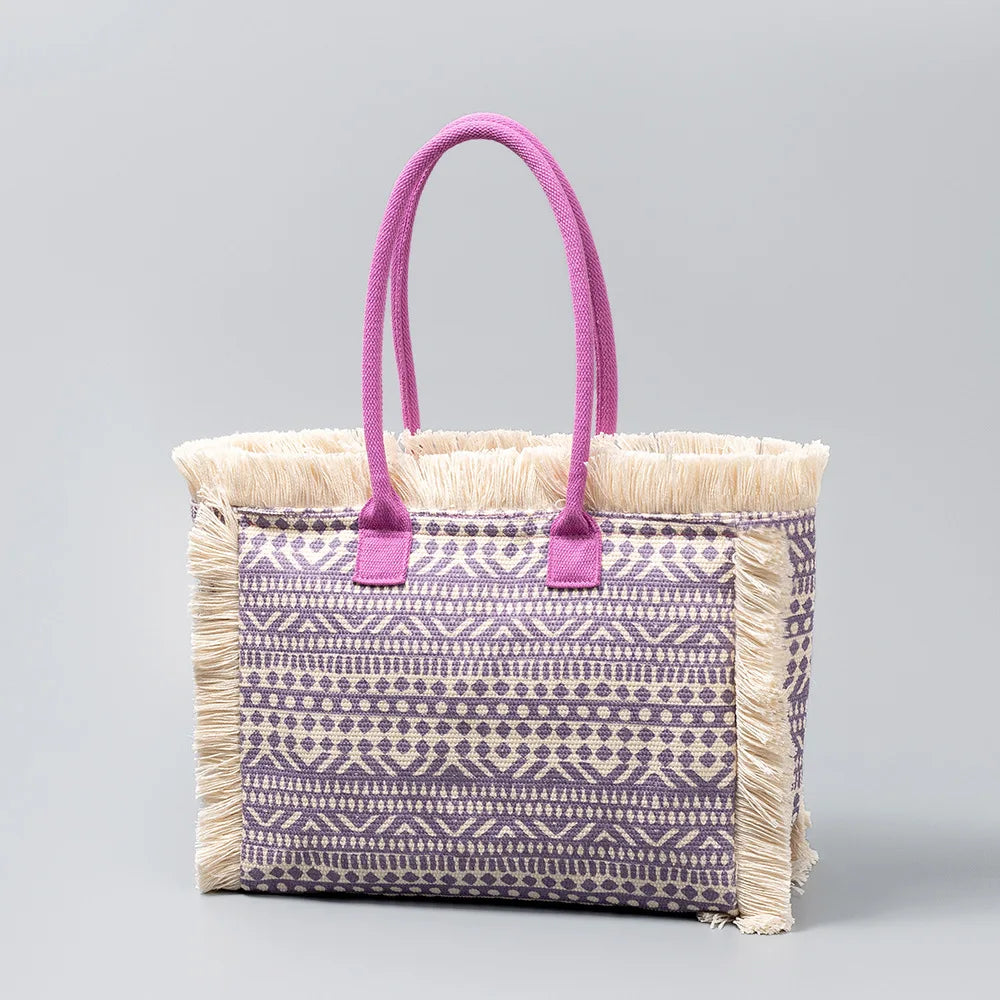 Imani™ | Bohemian Aztec Canvas Tote