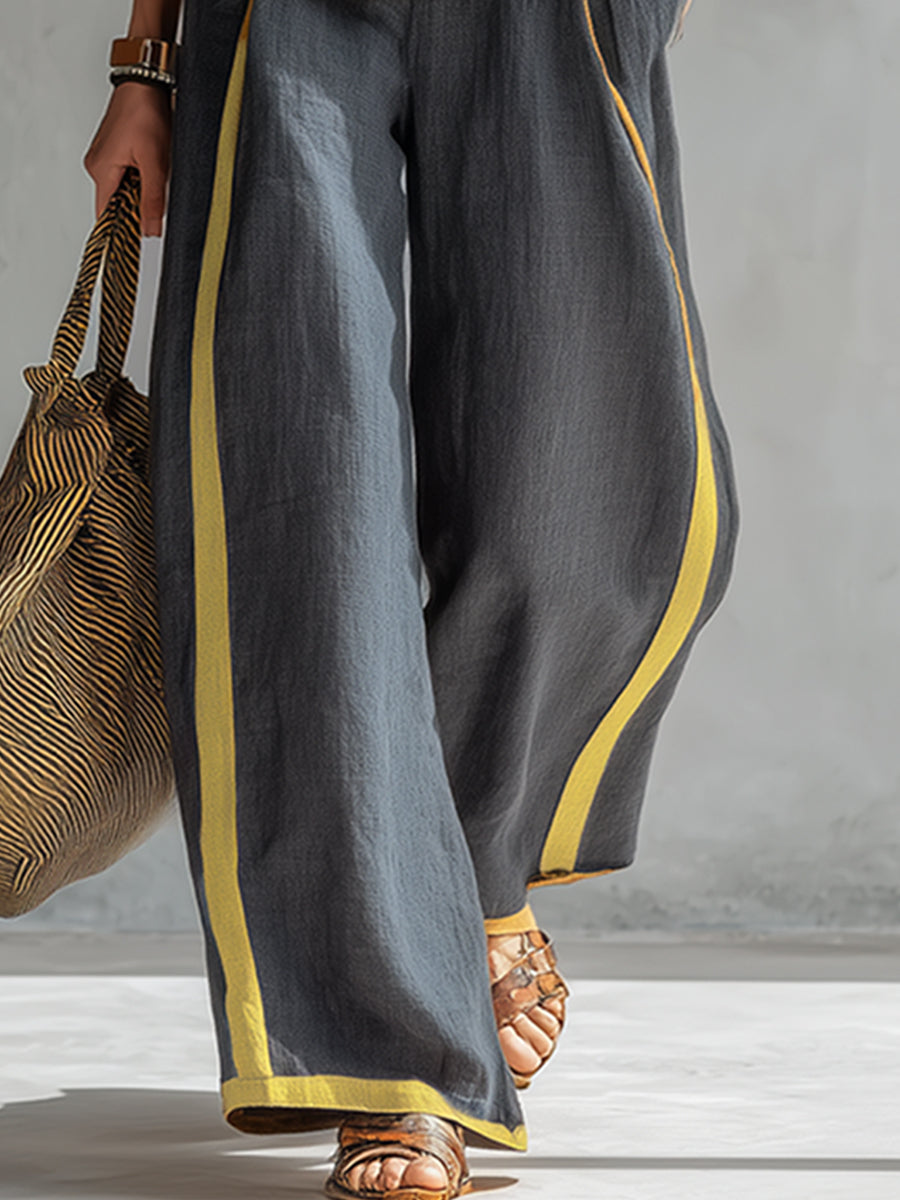 Marlene™ | Elegant Wide Leg Two Piece Summer Set