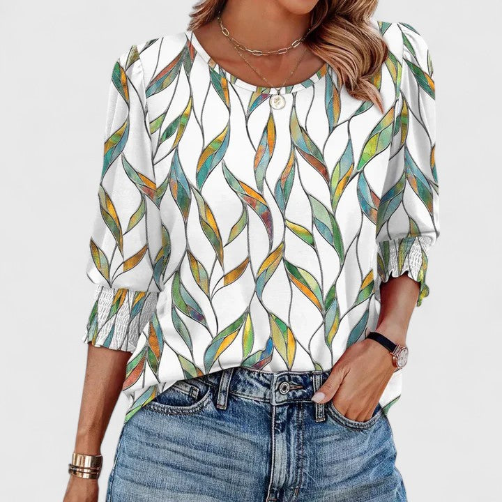 Lena | Elegant Smocked Top