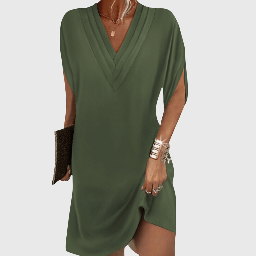 Roslyn | Elegant Tummy Coverage Dress