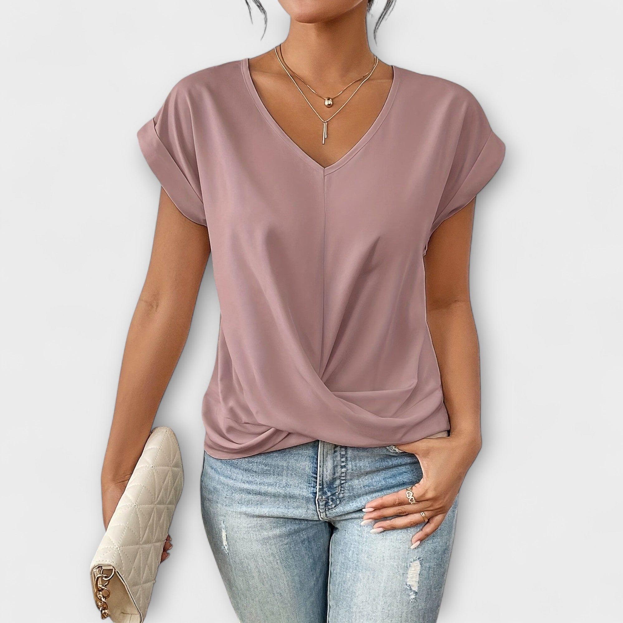 Fleur | Elegant V-neck Top