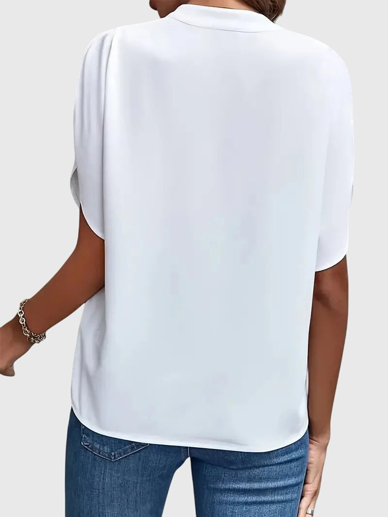 Frances | Soft and Elegant V-Neck Shirt