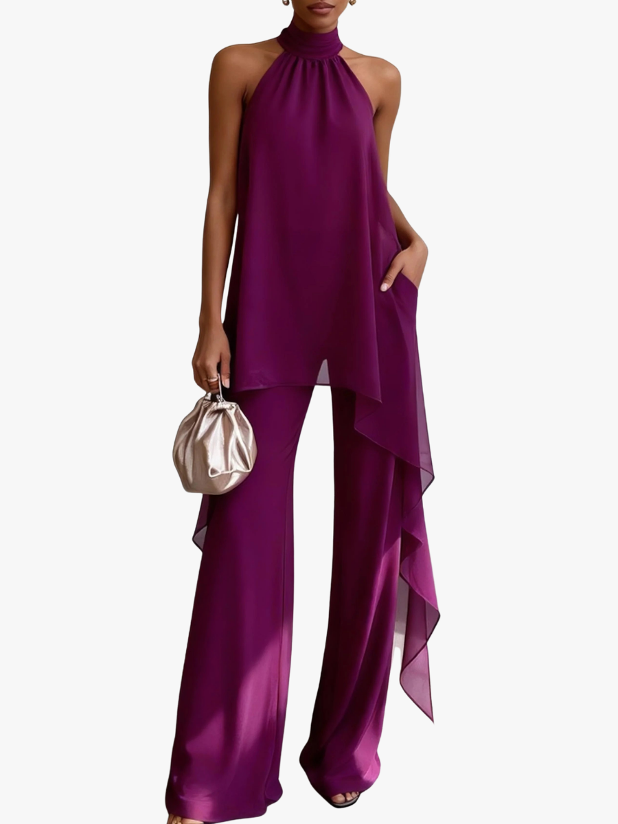 Serena™ | Elegant Halter Set for Women