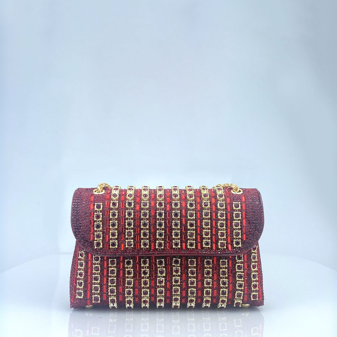 Valentina™ | Chic Chain Colored Diamond Shoulder Bag