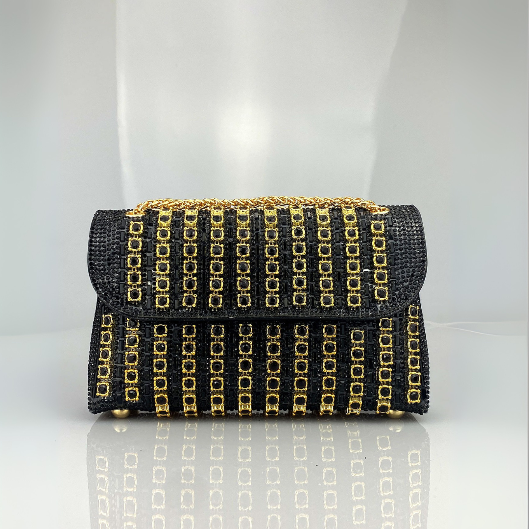 Valentina™ | Chic Chain Colored Diamond Shoulder Bag