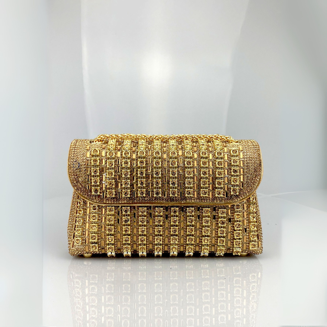 Valentina™ | Chic Chain Colored Diamond Shoulder Bag