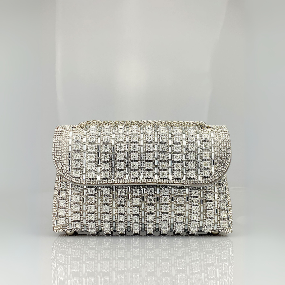 Valentina™ | Chic Chain Colored Diamond Shoulder Bag