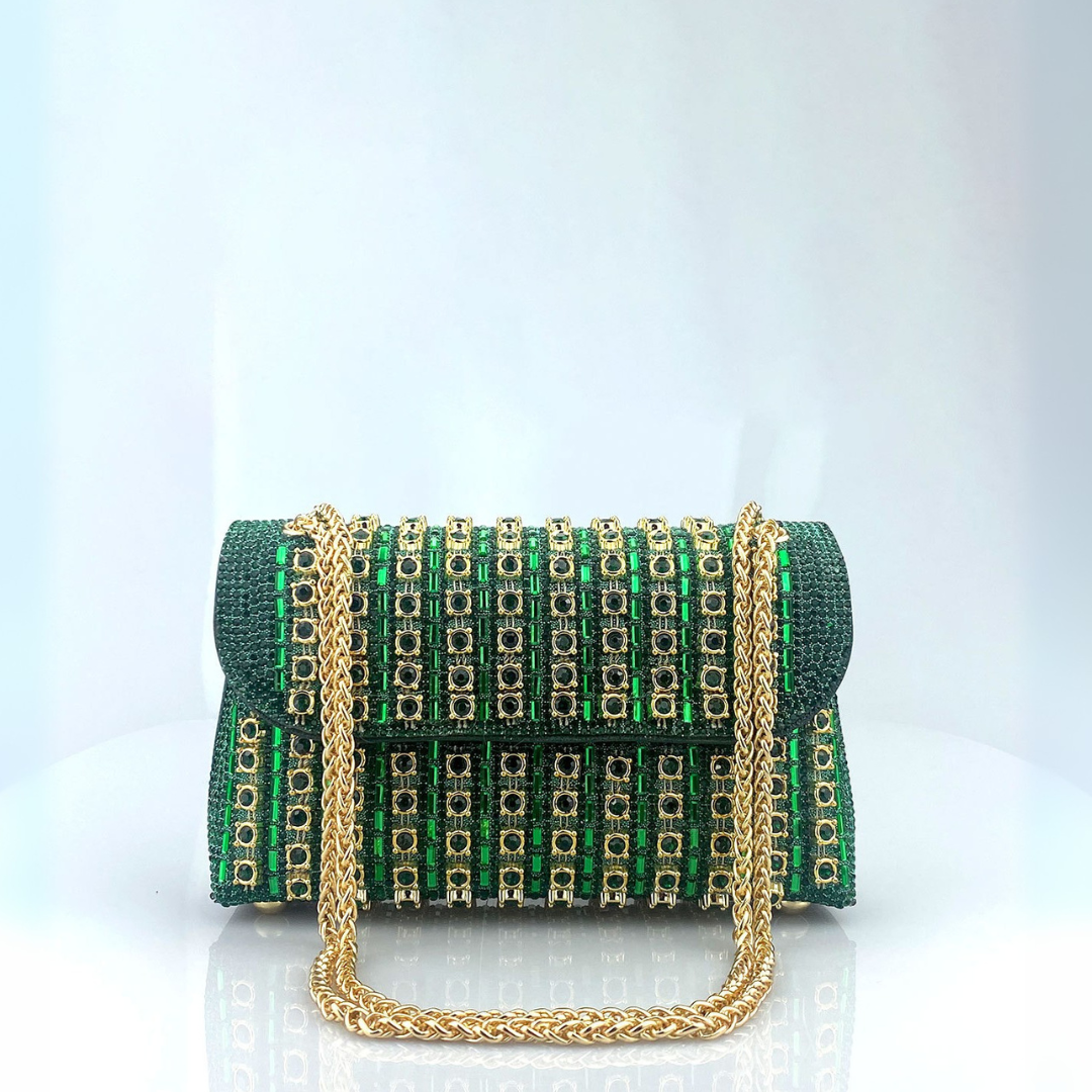 Valentina™ | Chic Chain Colored Diamond Shoulder Bag