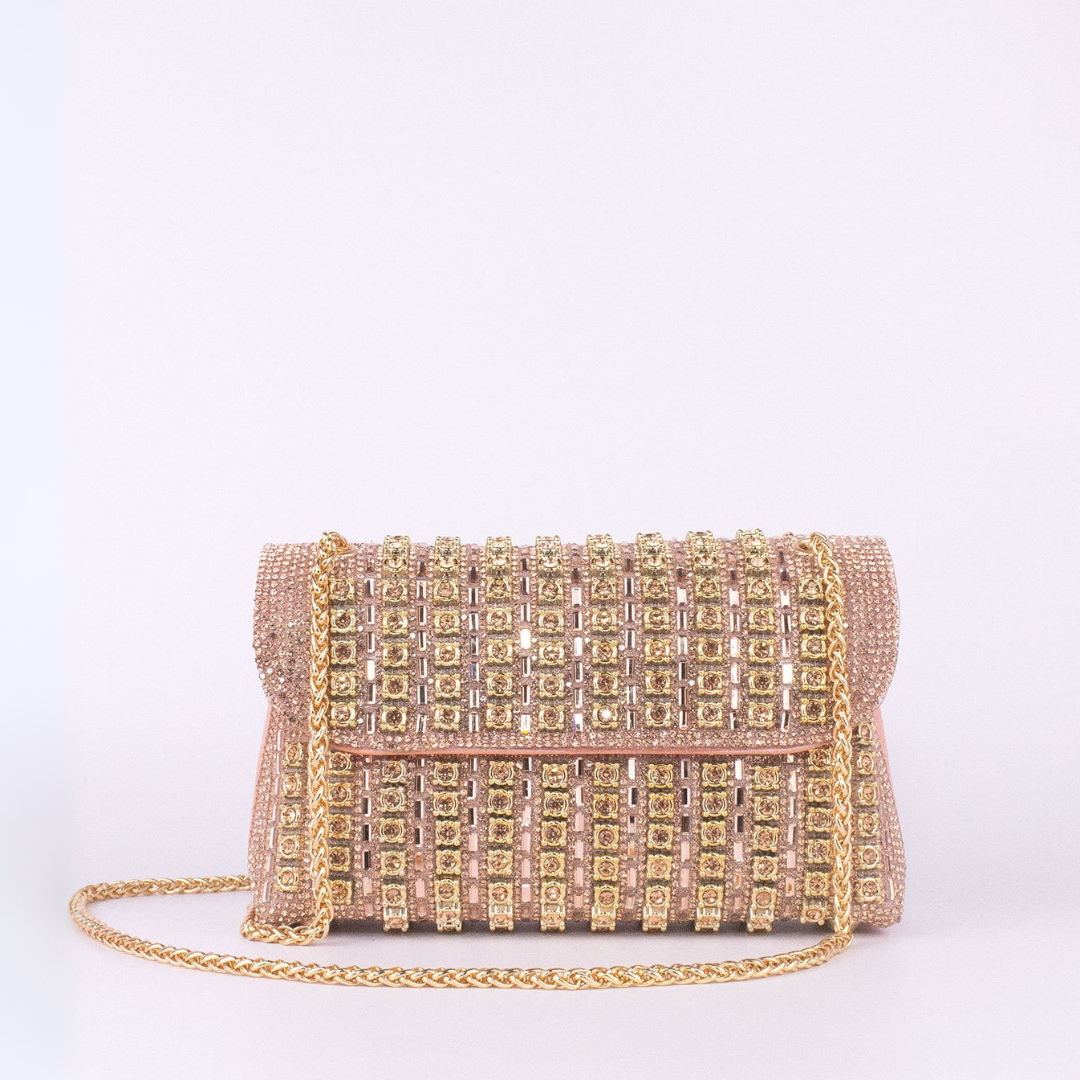 Valentina™ | Chic Chain Colored Diamond Shoulder Bag