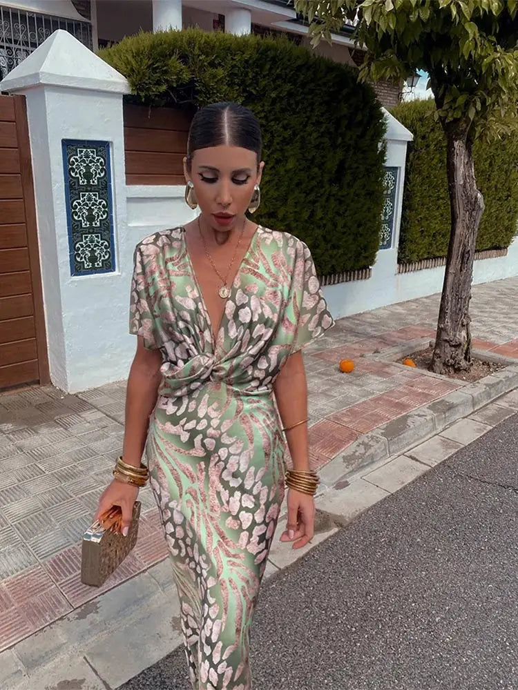 Emmeline™  - COPPER MIDI DRESS