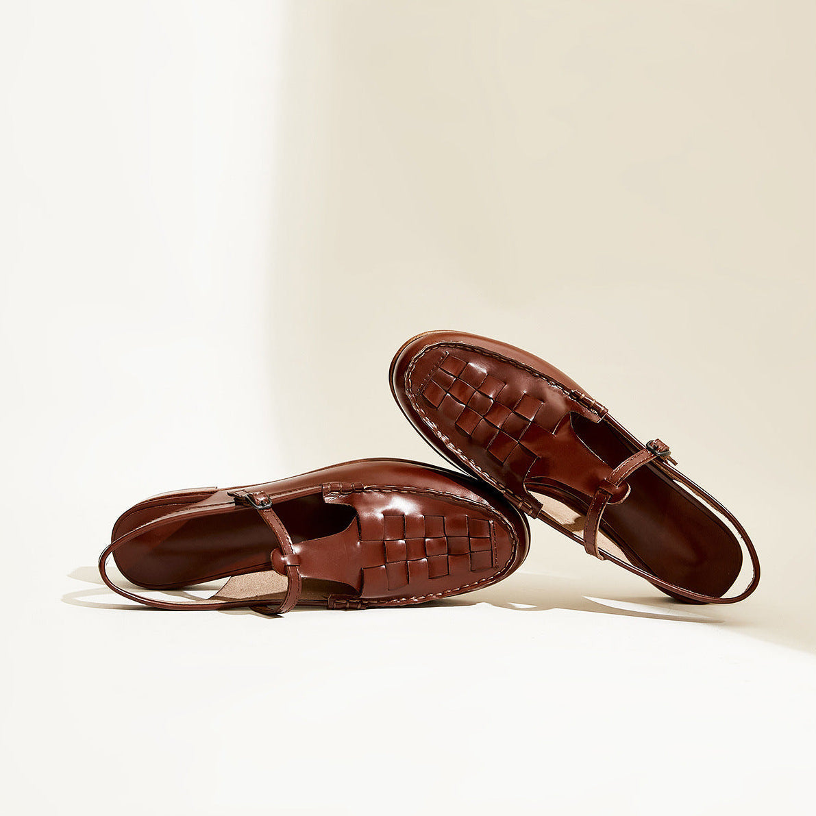 The Palermo | Woven Slingback Flat