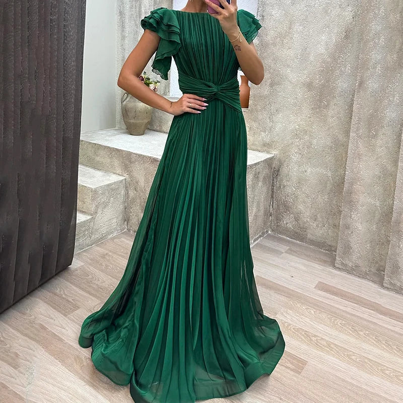 Genevieve™ | Pleated Evening Dress
