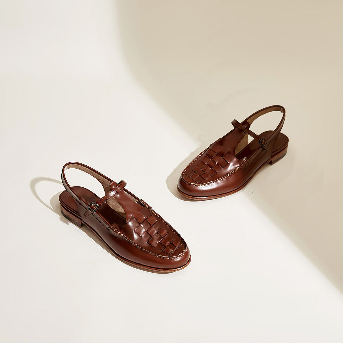 The Palermo | Woven Slingback Flat