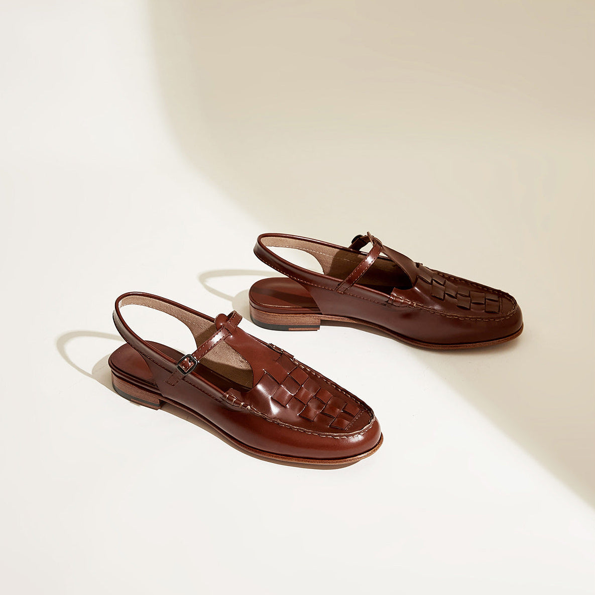 The Palermo | Woven Slingback Flat