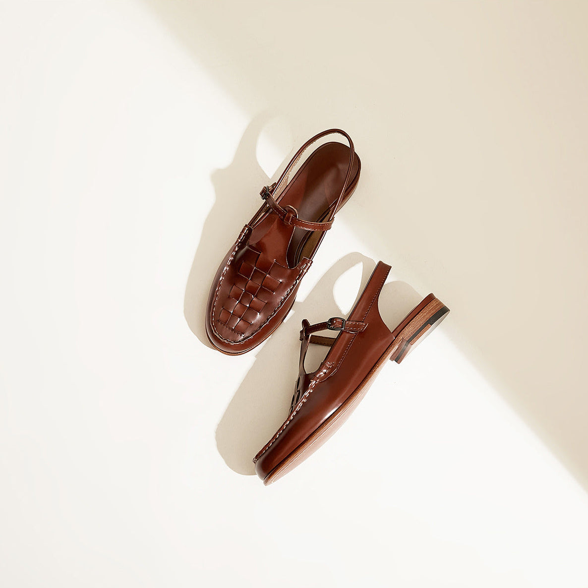 The Palermo | Woven Slingback Flat