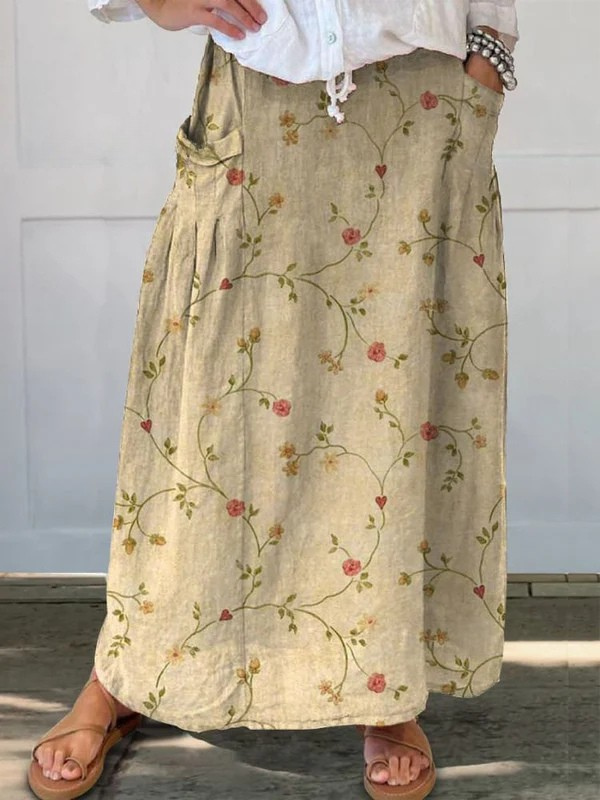 Seraphine™ | Floral Pocket Skirt