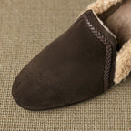 Amaine | Suede Block Heels with Faux Shearling Lining