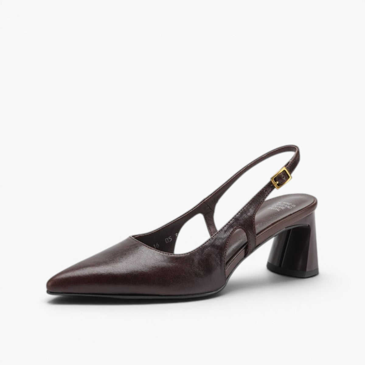 Ariena | Leather Slingback Heels 2.4 Inch