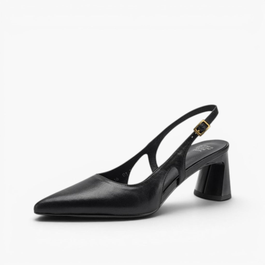 Ariena | Leather Slingback Heels 2.4 Inch