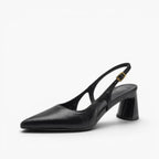 Ariena | Leather Slingback Heels 2.4 Inch